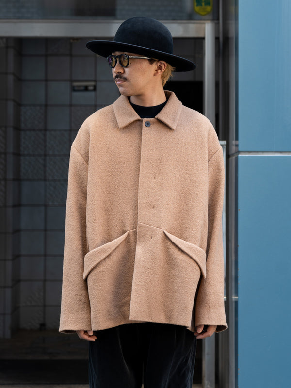 BESTIAIRE / BRUSHED JACKET- L.Brown-