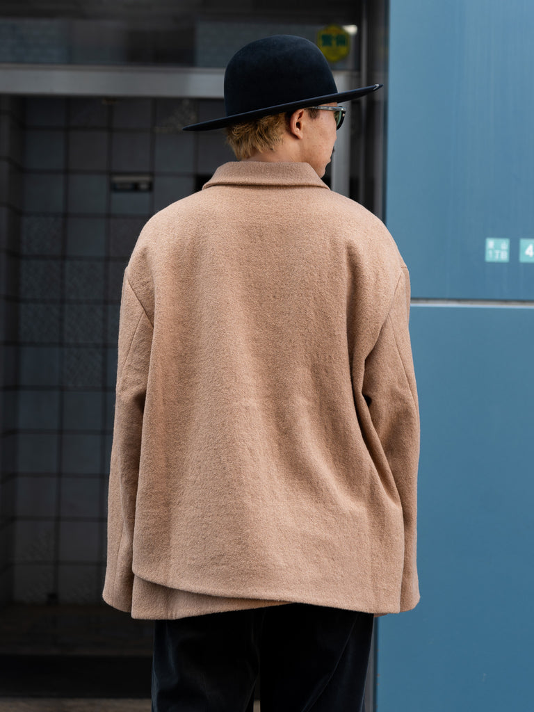 BESTIAIRE / BRUSHED JACKET- L.Brown-