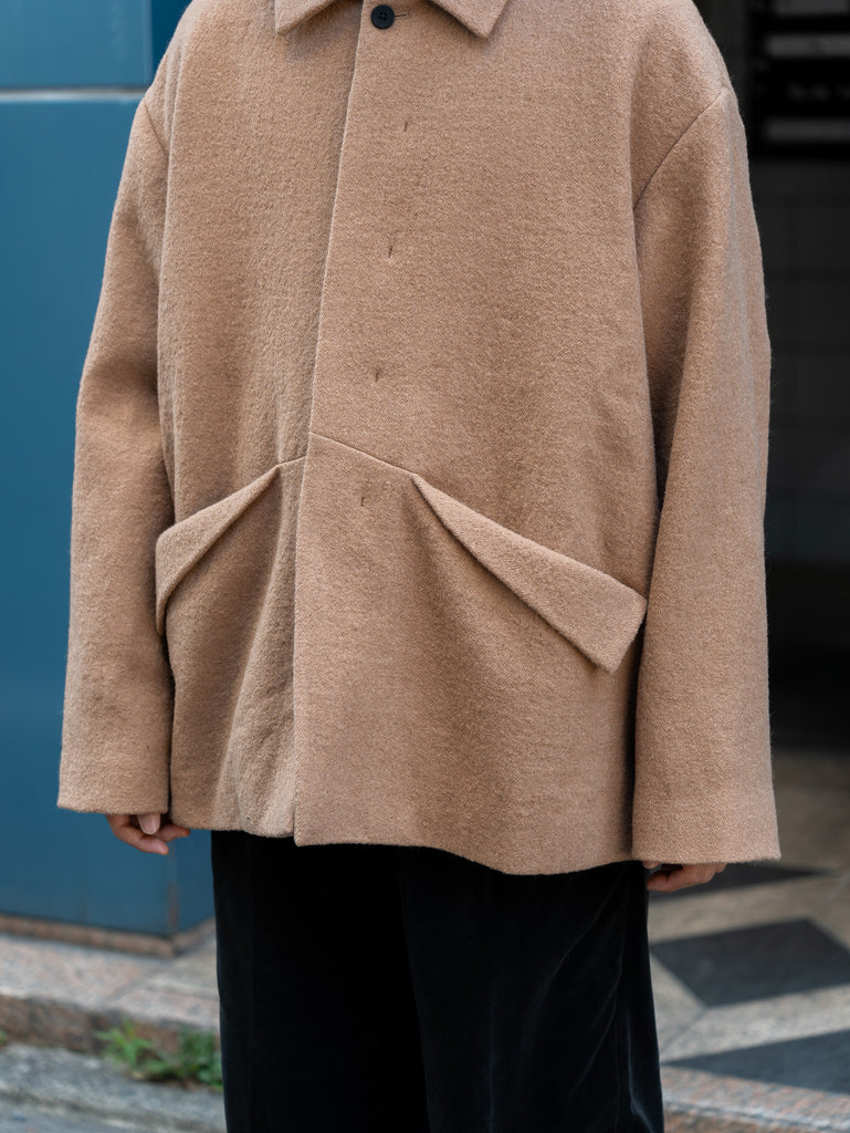 BESTIAIRE / BRUSHED JACKET- L.Brown-