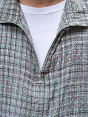 ROLD SKOV / KAPPA ZIP SHIRT -GREEN CHECK-