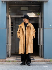 [Scheduled to arrive in September] GABRIELA COLL GARMENTS / LORO PIANA SURI ALPACA OVERSIZED COAT-44-CAMEL-