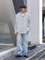 ROLD SKOV / SIMPLY SHIRT -DARK CHECK-