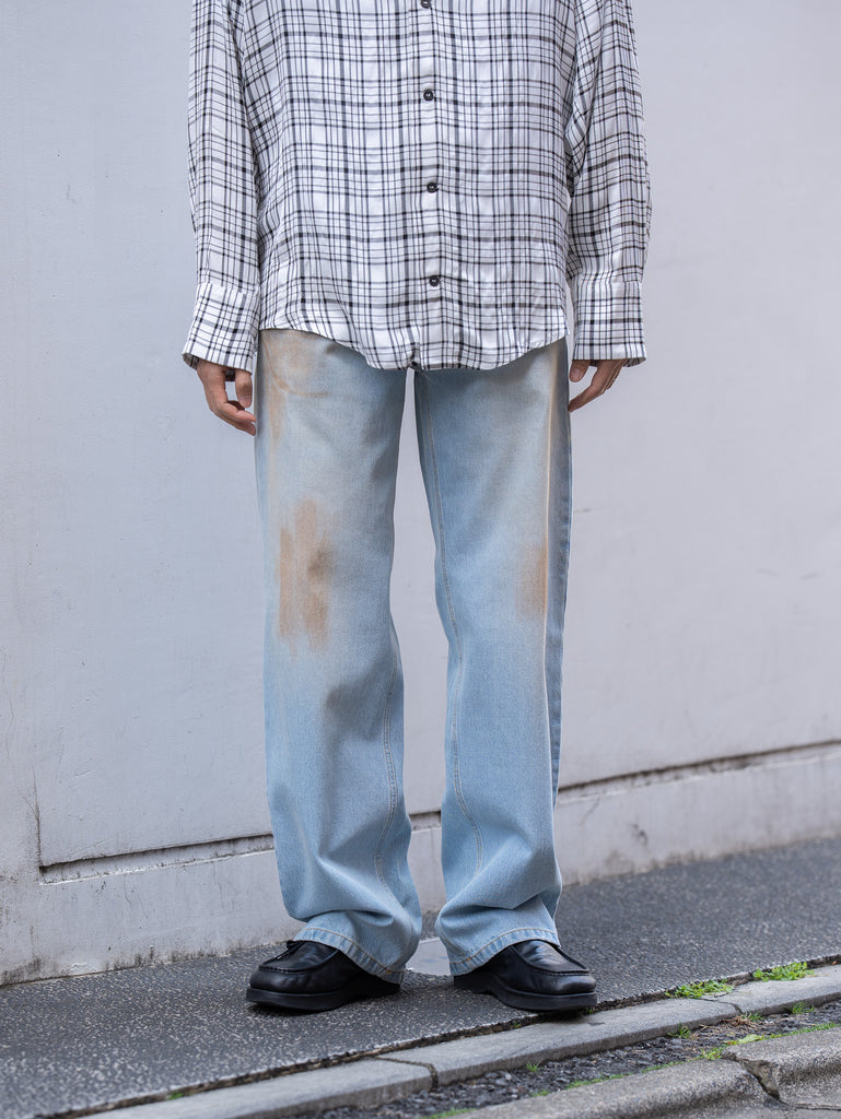 ROLD SKOV / WIDE DENIM PANTS -DIRTY-