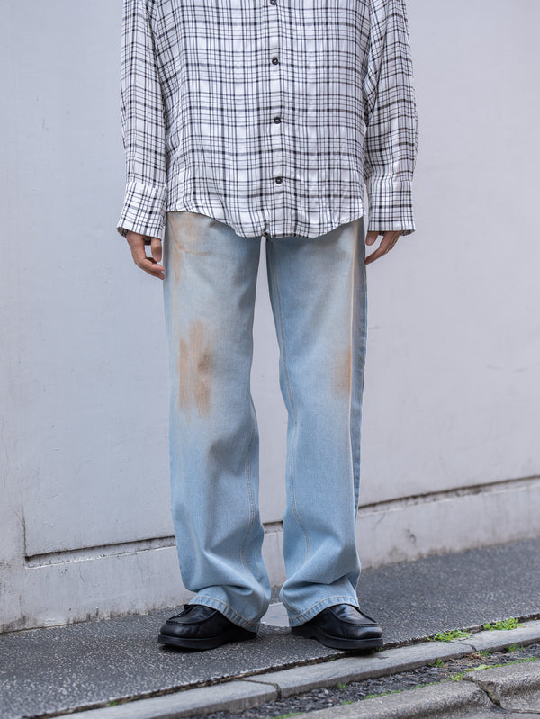 m*a様 ROLD SKOV JEAN PANTS ROLD SKOV / WIDE DENIM PANTS -DIRTY- aIbn公式通販