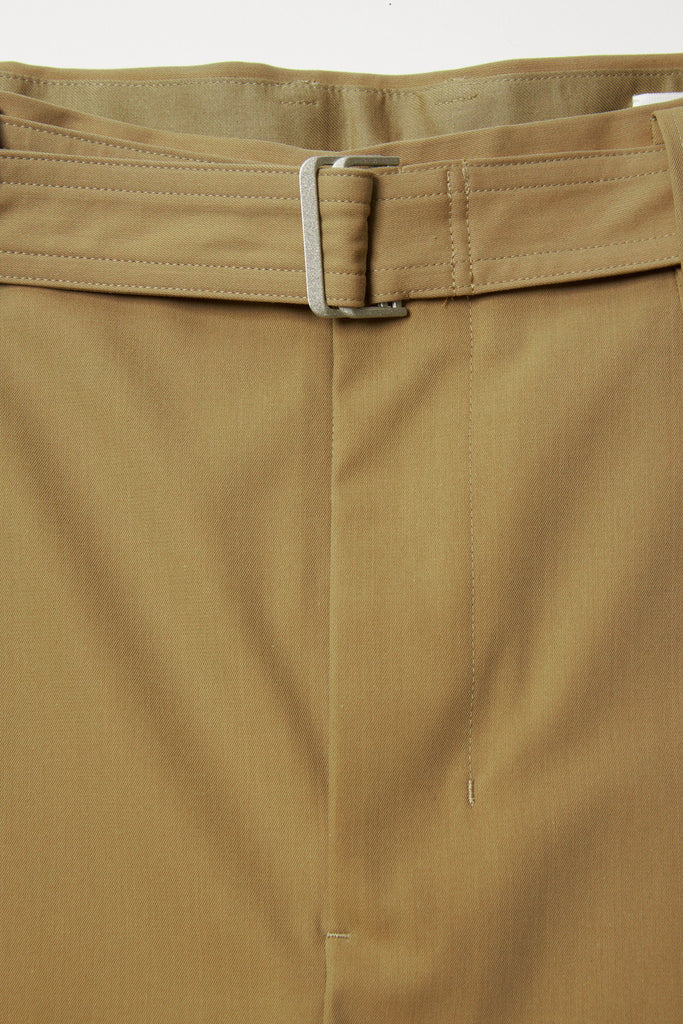 IRENISA / BELTED BUGGY TROUSERS -CAMEL-