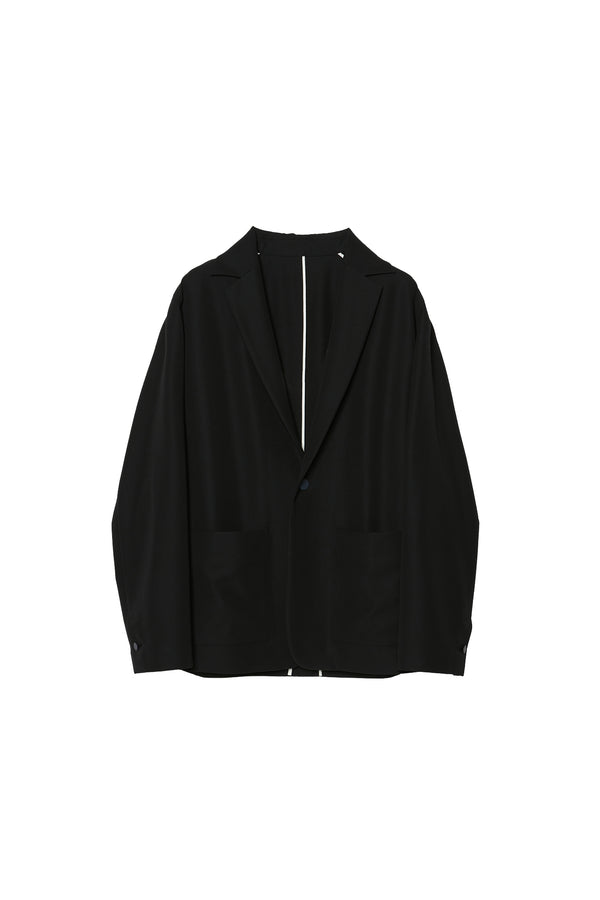 IRENISA / RELAXED SHOULDER JACKET -Black-