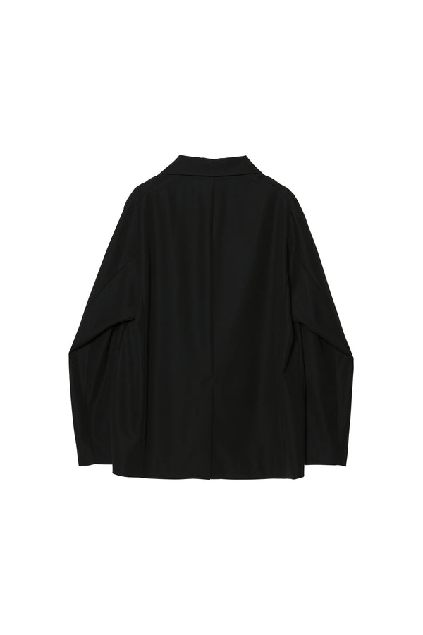 IRENISA / RELAXED SHOULDER JACKET -Black-