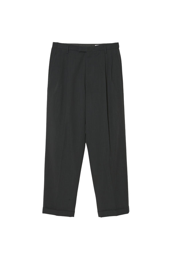 【1/25(発売)】IRENISA / TWO TUCKS TAPERED TROUSERS -D.GRAY-