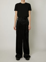 TAAKK / VELVET TROUSERS-Black-