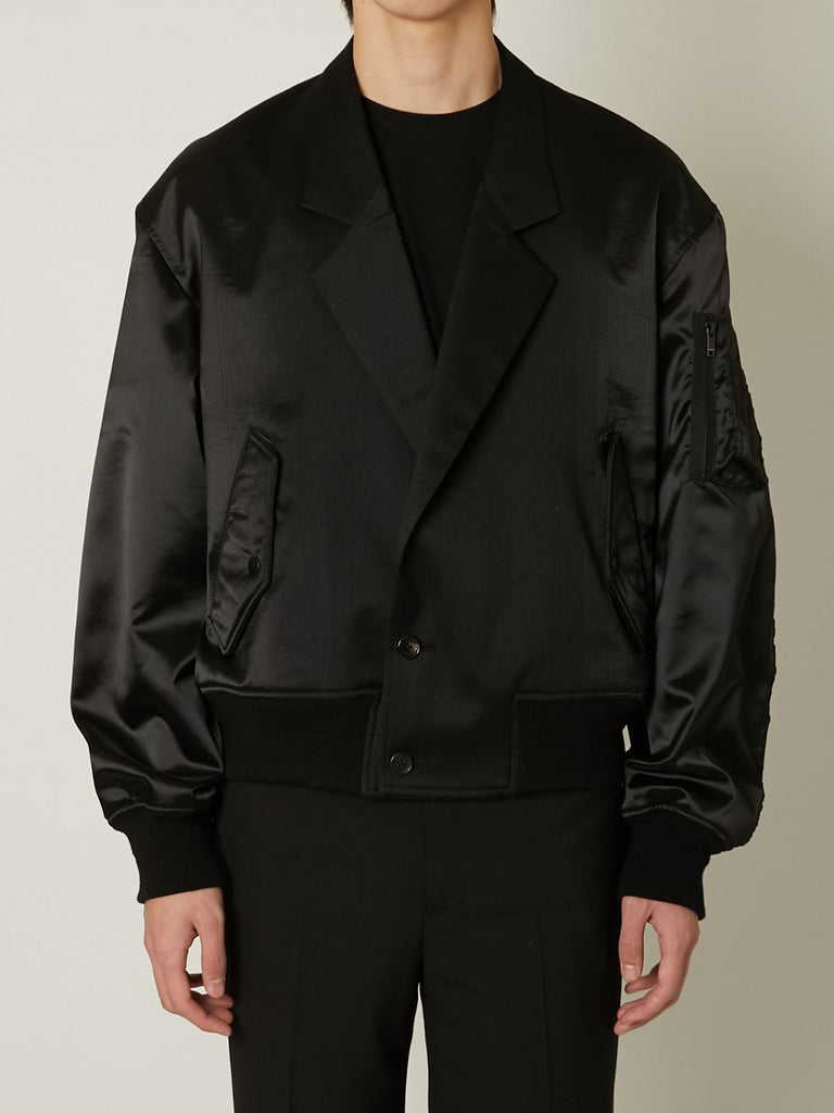 TAAKK / TAILORED MA-1 JACKET-Black-