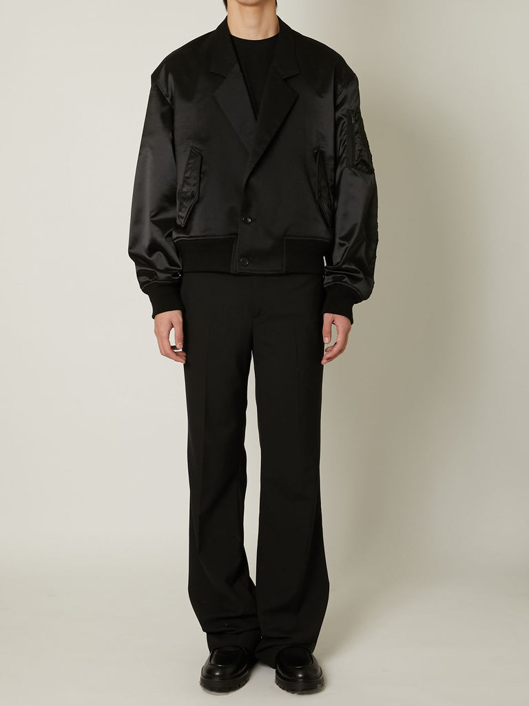 TAAKK / TAILORED MA-1 JACKET-Black-