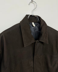 【預計12月中旬到貨】CCU/皮革BLOUSON-BLACK-