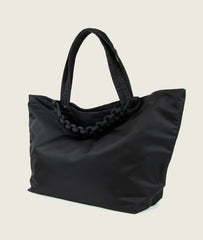 SAGAN Vienna / PAZAR TOTE BAG XL recycled nylon -BLACK-
