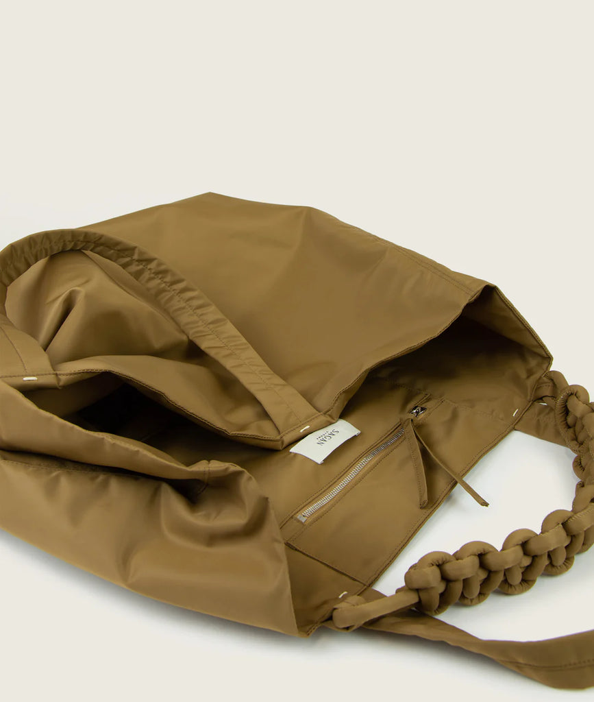 SAGAN Vienna / PAZAR TOTE BAG XL recycled nylon -COYOTE BROW-