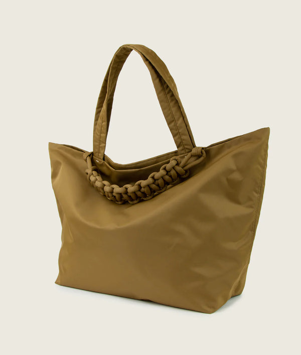 SAGAN Vienna / PAZAR TOTE BAG XL recycled nylon -COYOTE BROW-