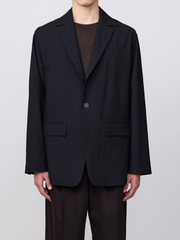 IRENISA / RELAXED SHOULDER JACKET -BLACK-