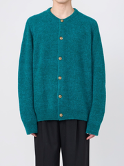 【9/19(土)発売】IRENISA /  CREW-NECK KNIT CARDIGAN -GREEN-