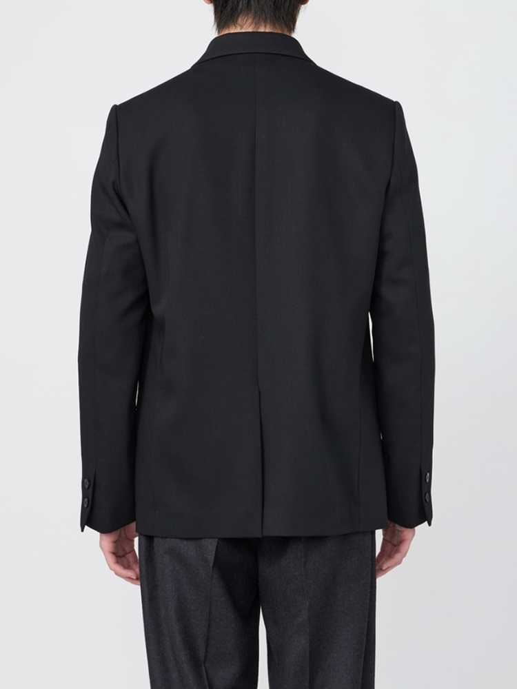 【9月末入荷予定】IIRENISA / MODIFIED SHAWL-COLLAR JACKET -BLACK-