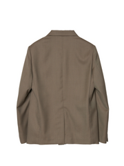 [Expected to arrive at the end of July] IRENISA / MODIFIED SHAWL COLLAR JACKET -MOCHA BEIGE-