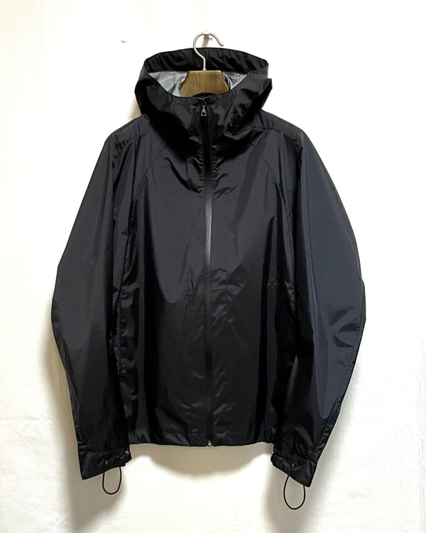 OPPOSE DUALITY / Short Parka 3L Nylon-BLACK-