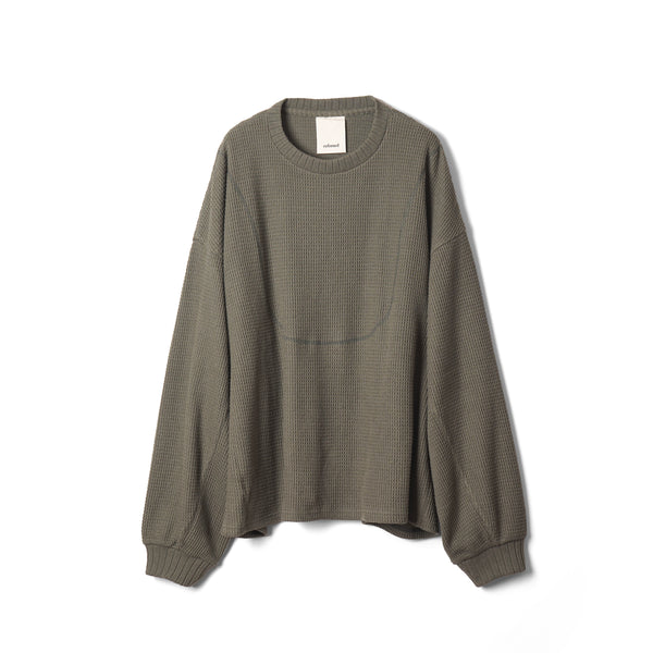 refomed(リフォメッド) / AZEAMI THERMAL TEE -KHAKI-｜aIbn公式通販