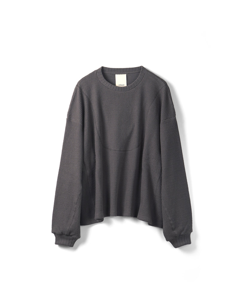 refomed (リフォメッド) / AZEAMI THERMAL TEE  -CHARCOAL-