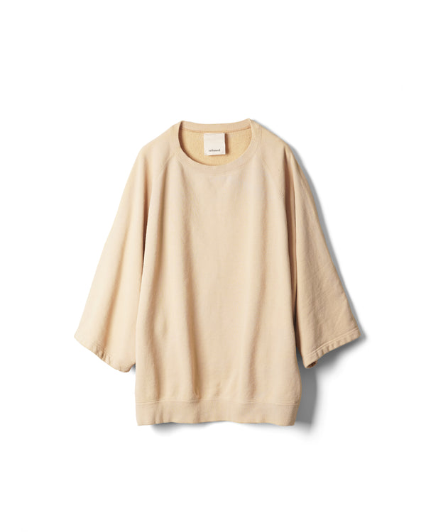refomed / 10WASH S/S SWEATER -YELLOW-