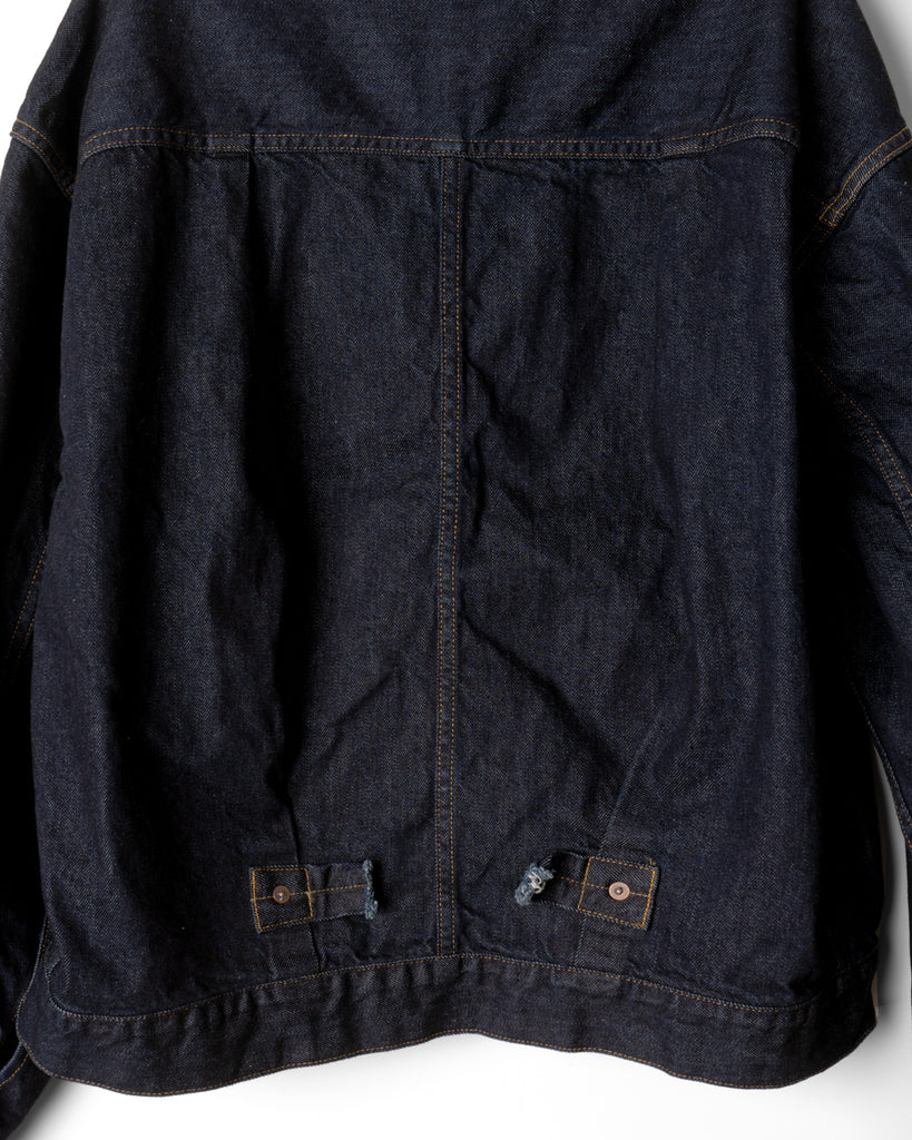 [Scheduled to arrive in September] refomed / OLD MAN DENIM JACKET “OW”-INDIGO-