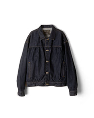 [Scheduled to arrive in September] refomed / OLD MAN DENIM JACKET “OW”-INDIGO-