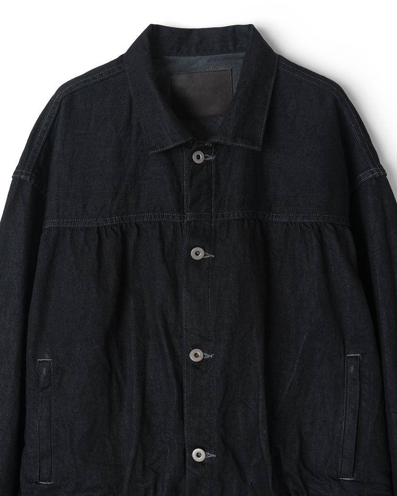 refomed / OLD MAN DENIM JACKET"BK"- BLACK