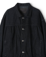 refomed / OLD MAN DENIM JACKET"BK"- BLACK