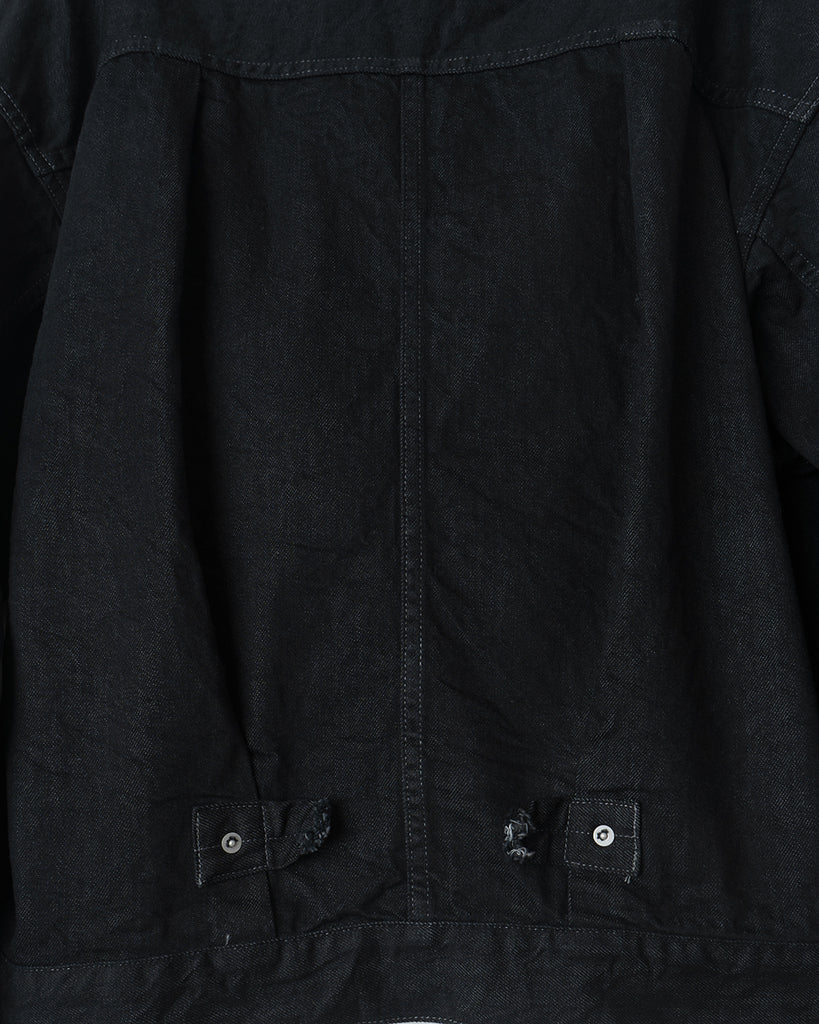 refomed / OLD MAN DENIM JACKET"BK"- BLACK