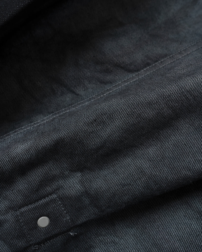 refomed / OLD MAN DENIM JACKET"BK"- BLACK