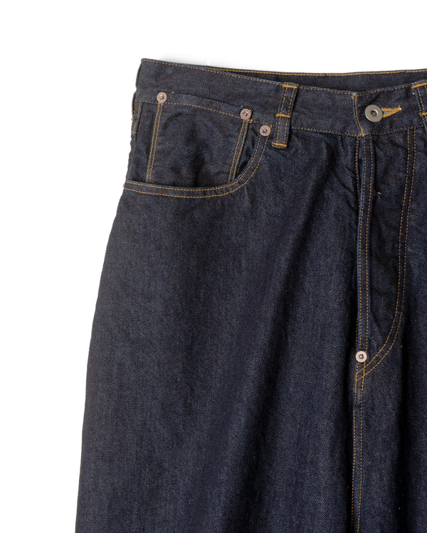 [Scheduled to arrive in September] refomed / FRESH MAN DENIM WIDE PANTS “OW”-INDIGO-