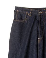 refomed / FRESH MAN DENIM WIDE PANTS “OW”-INDIGO-