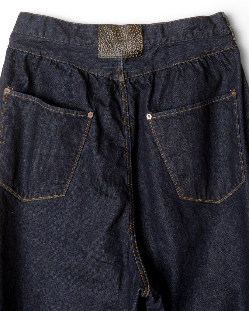 refomed / FRESH MAN DENIM WIDE PANTS “OW”-INDIGO-