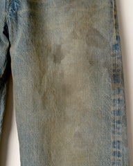 [Scheduled to arrive in September] refomed / RIGHT HANDED DENIM PANTS “USED”-USED-