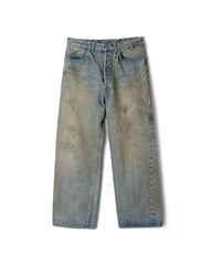 refomed / RIGHT HANDED DENIM PANTS “USED”-USED-