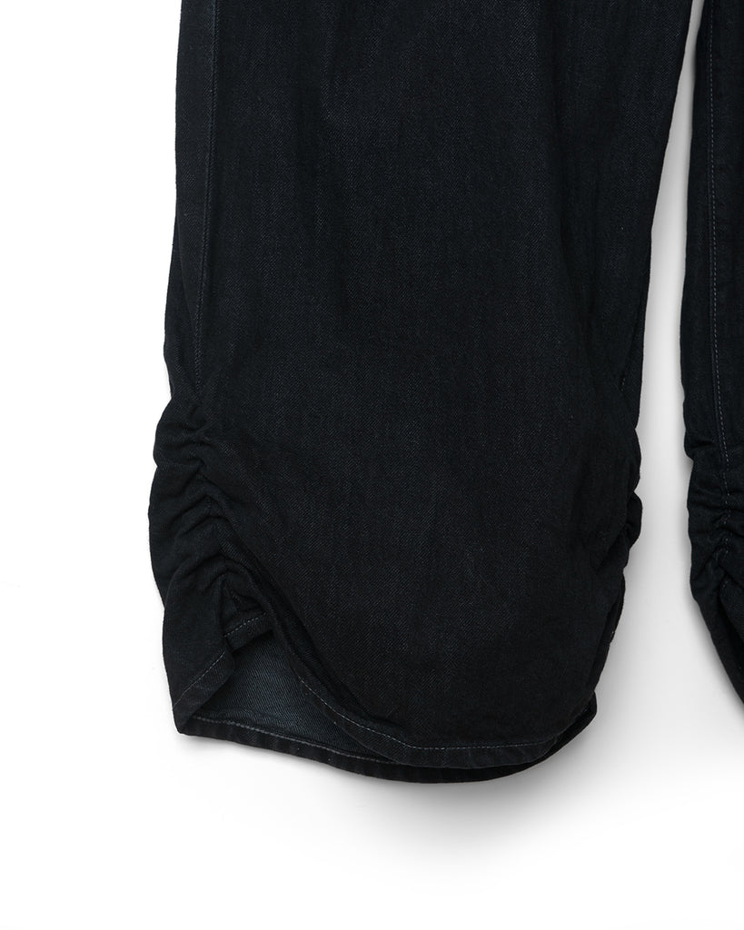 refomed / FRESH MAN DENIM WIDE PANTS"BK"- BLACK