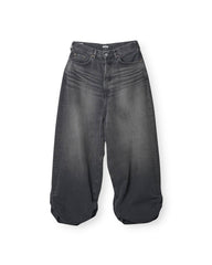 【7/29発売】refomed /  FRESH MAN DENIM WIDE PANTS by EDWIN "USED" -BLACK-