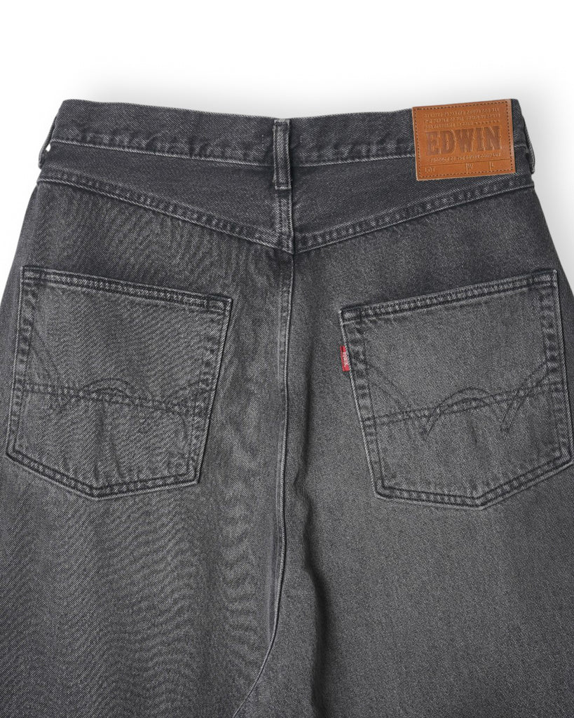 【7/29発売】refomed /  FRESH MAN DENIM WIDE PANTS by EDWIN "USED" -BLACK-