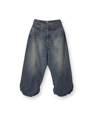 【7/29発売】refomed /  FRESH MAN DENIM WIDE PANTS by EDWIN "USED" -DEEP INDIGO-