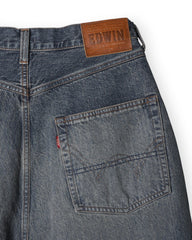 【7/29発売】refomed /  FRESH MAN DENIM WIDE PANTS by EDWIN "USED" -DEEP INDIGO-