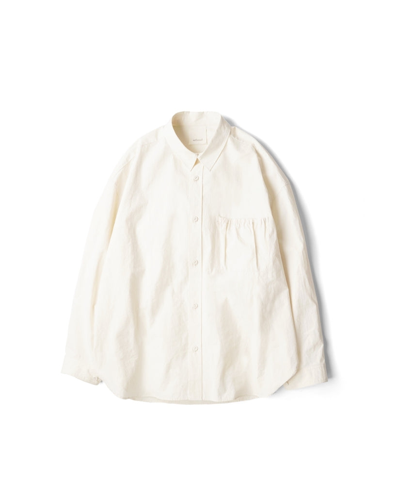 【refomed / リフォメッド】WRIST PATCH WIDE SHIRT