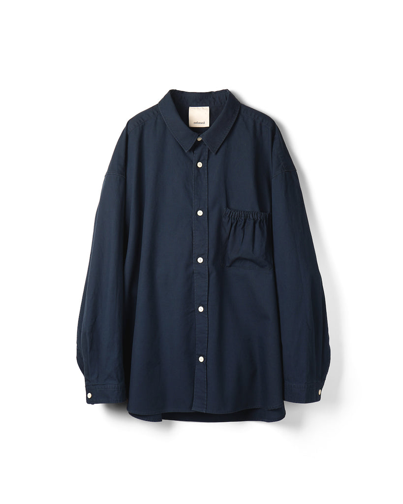 refomed (リフォメッド) / WRIST PATCH WIDE SHIRT 