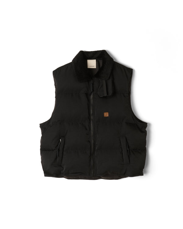 [Scheduled to arrive in September] refomed / SLEEPING DOWN VEST-BLACK-