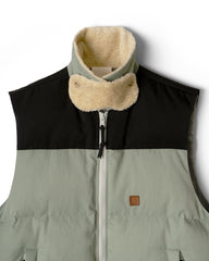 refomed / SLEEPING DOWN VEST-BLUE GRAY-