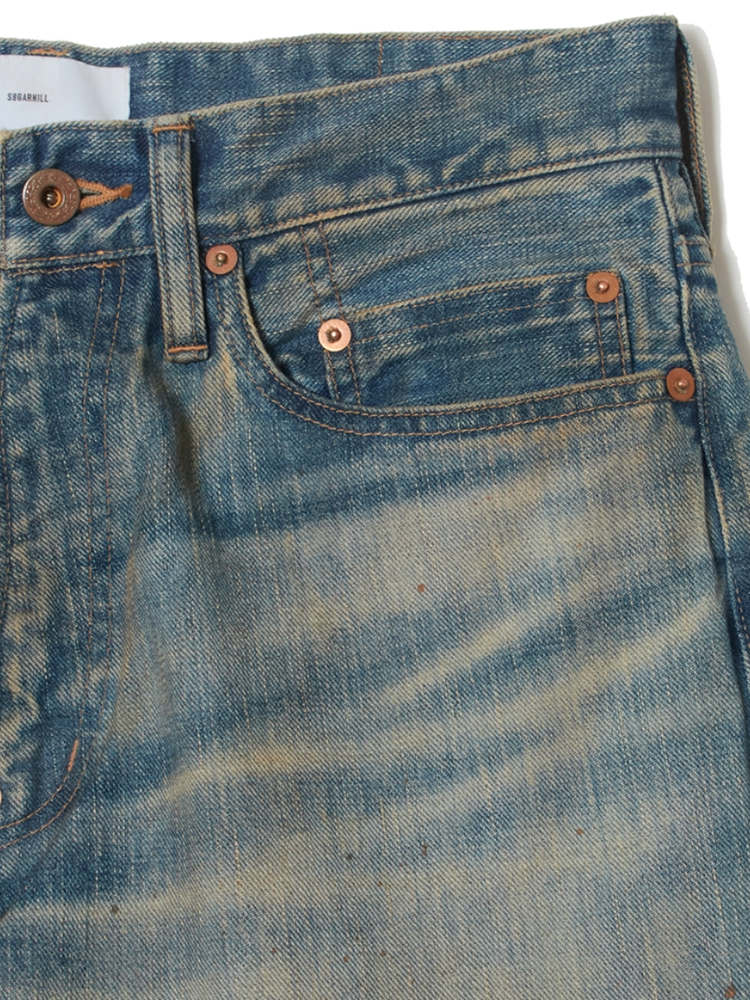 【8/9(日)発売】SUGARHILL / FADED MODERN DENIM PANTS REGULER CUT -FADED INDIGO-