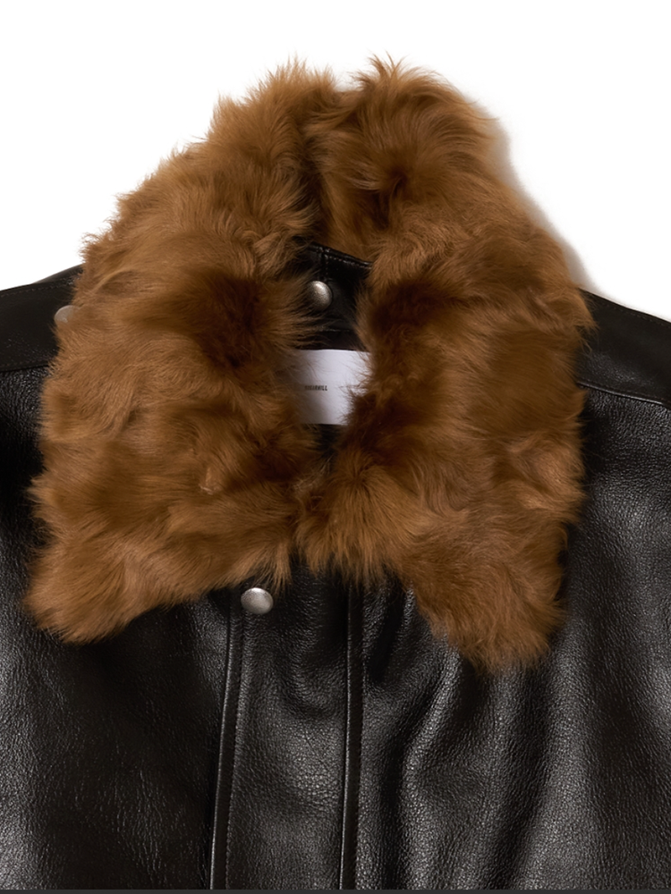 【8/9(日)発売】SUGARHILL / SHRINK LEATHER G-1 JACKET -BLACK SHRINK-