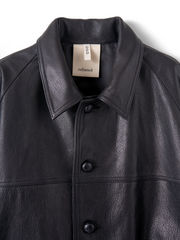 refomed / CCU LEATHER FORMAN JACKET -BLACK-
